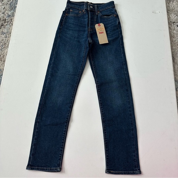 Levi’s Wedgie Straight Jeans Size 24 Women - Picture 4 of 14